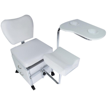 Fotel kosmetyczny pomocnik do pedicure i manicure